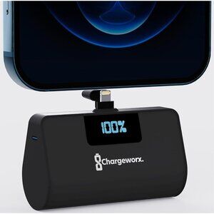 Chargeworx Portable Power Bank 5000Mah, New , Sealed